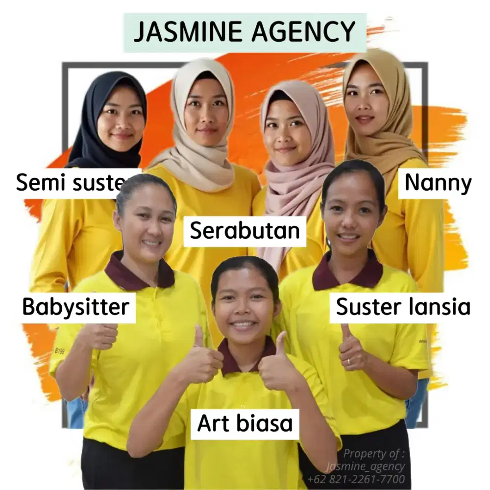 Sedia pembantu, babysitter, suster lansia, dll