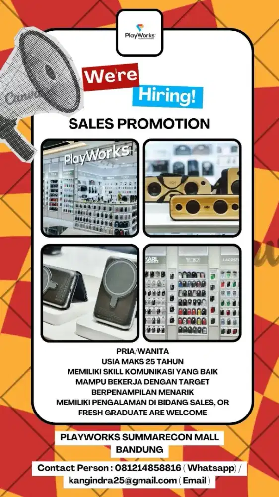 Playworks Summarecon Mall Bandung (Marketing & sales)