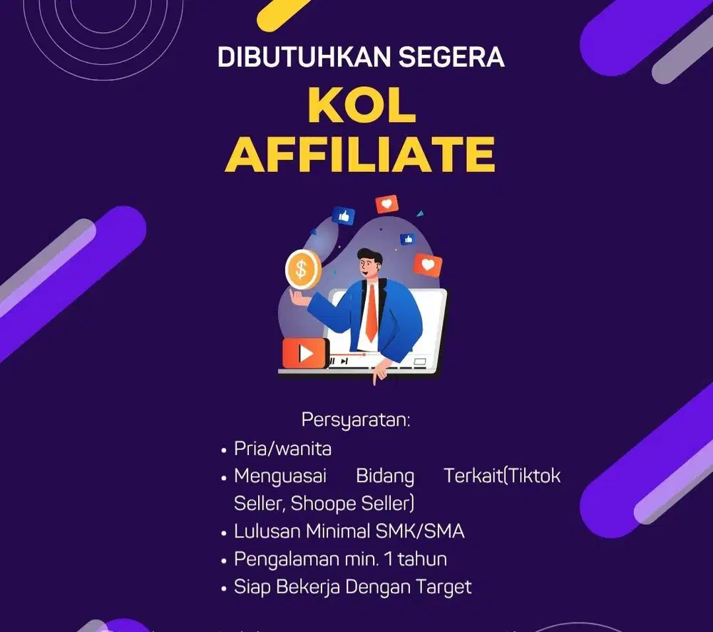 KOL AFFILATE ECOMMERCE