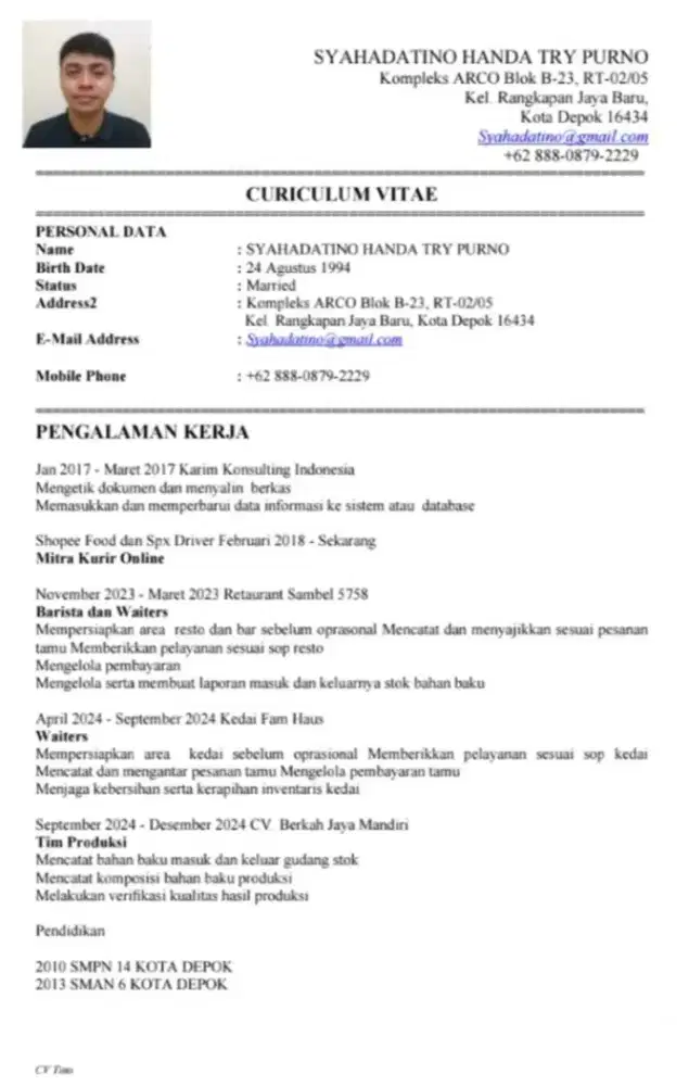 Mencari Pekerjaan