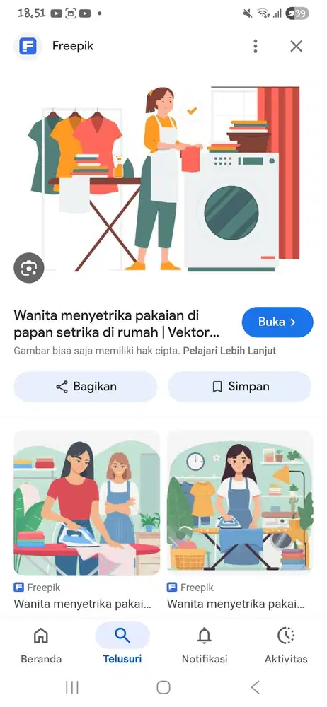 Jasa cuci gosok dan mengasuh anak balita