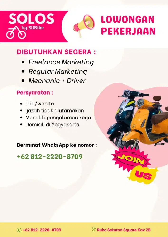 SOLOS ByEllbike Dealer Montor & Sepeda Listrik
