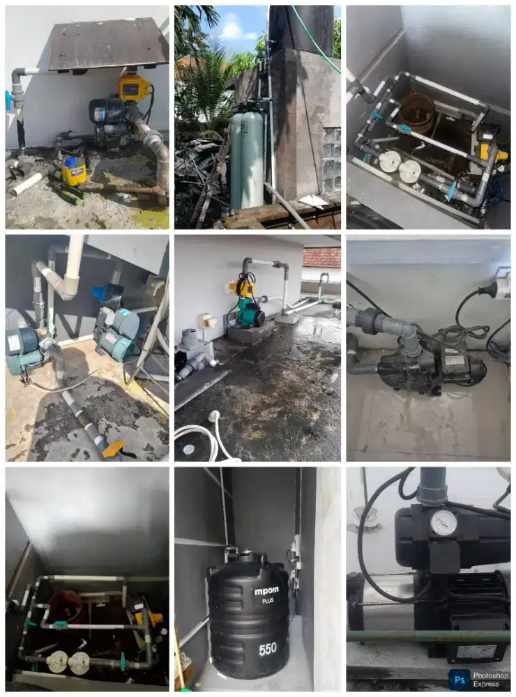 Service dan pasang pompa air tukang pompa air teknisi pompa air