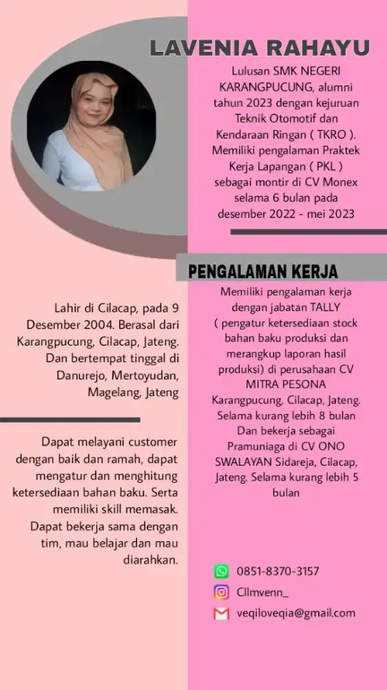 LOKER DONG BUAT SAYA