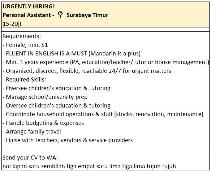 PA - Surabaya Timur