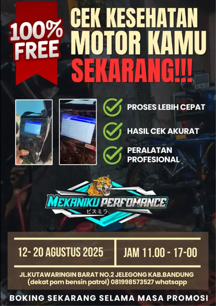 MEKANIKU PERFORMANCE -Bengkel motor injeksi/ karbu