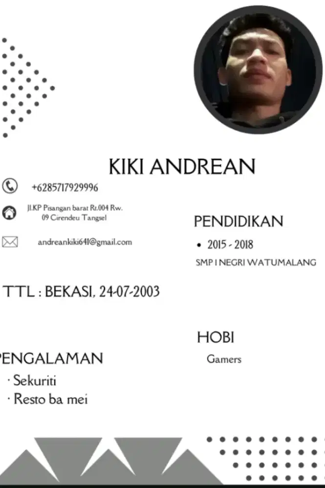Info loker nya bos