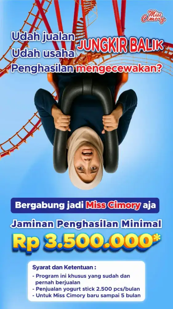 LOKER MISS CIMORY (Untuk Ibu-ibu Rumah Tangga)