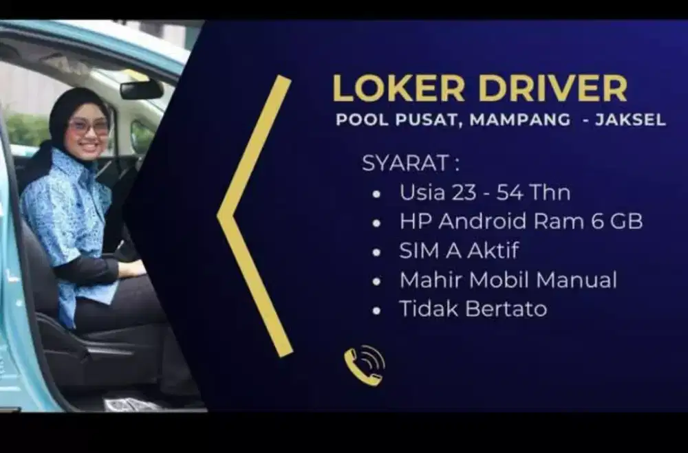 LOWONGAN KERJA driver
