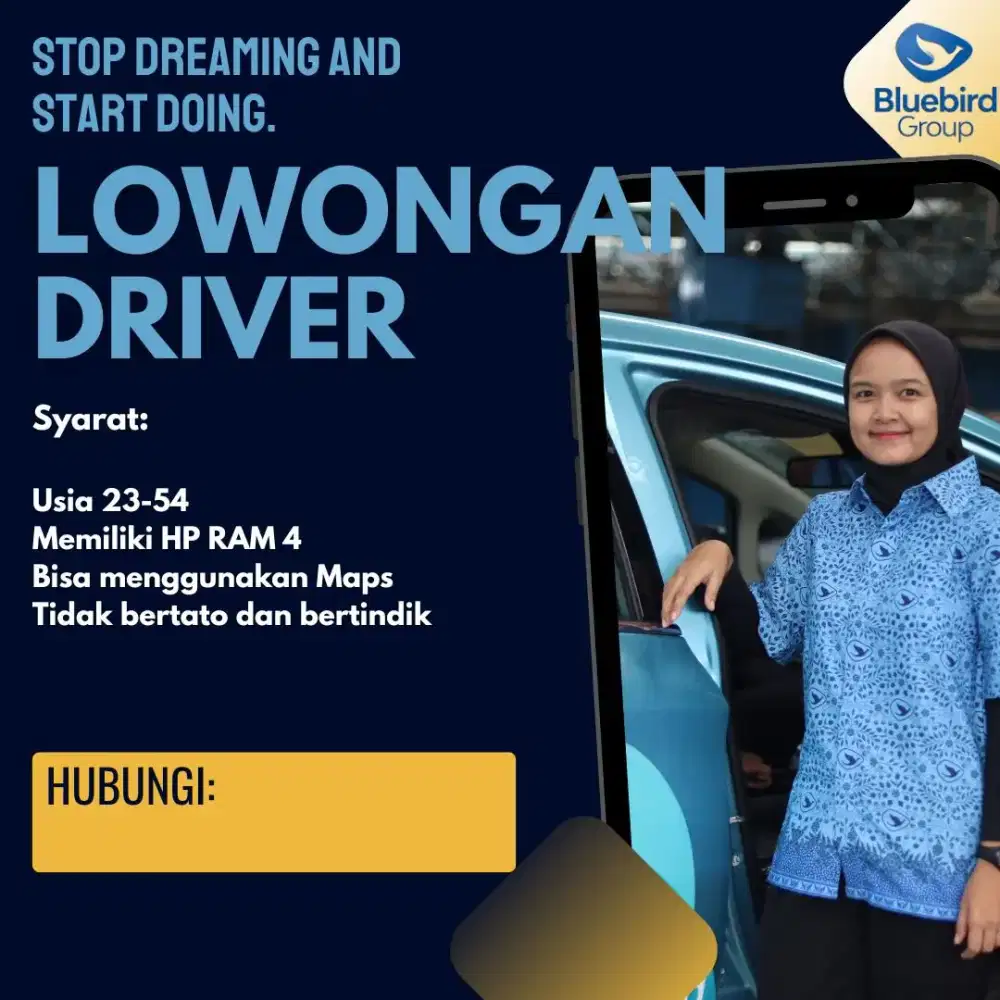 Di butuhkan driver supir