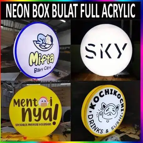 Tukang neonbox atau papan advertising, huruf timbul ,berpengalaman