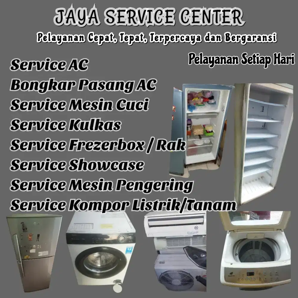 Service Kulkas Frezer Bongkar Pasang AC Servis AC Mesin Cuci Rungkut