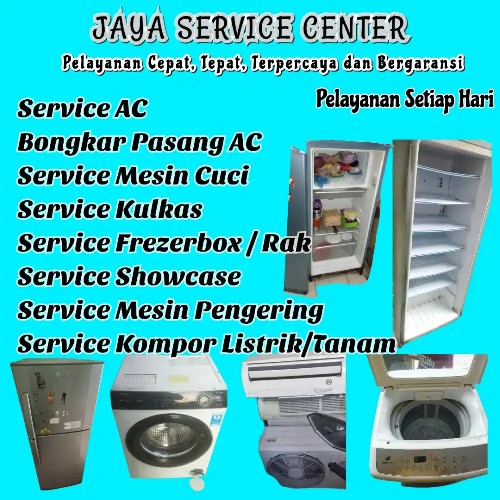 Service Mesin Cuci Bongkar Pasang AC Servis AC Kulkas Frezer Sukolilo