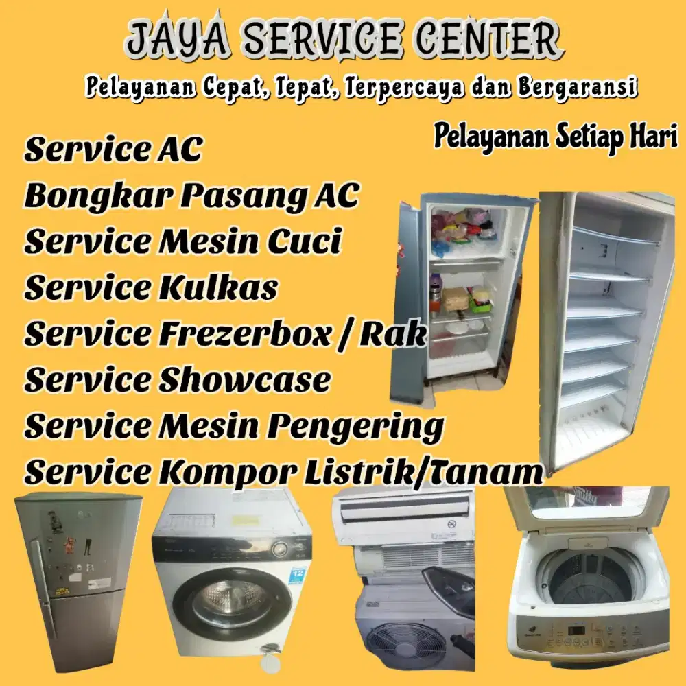 Service Kulkas Frezer Bongkar Pasang AC Servis AC Mesin Cuci Mulyorejo