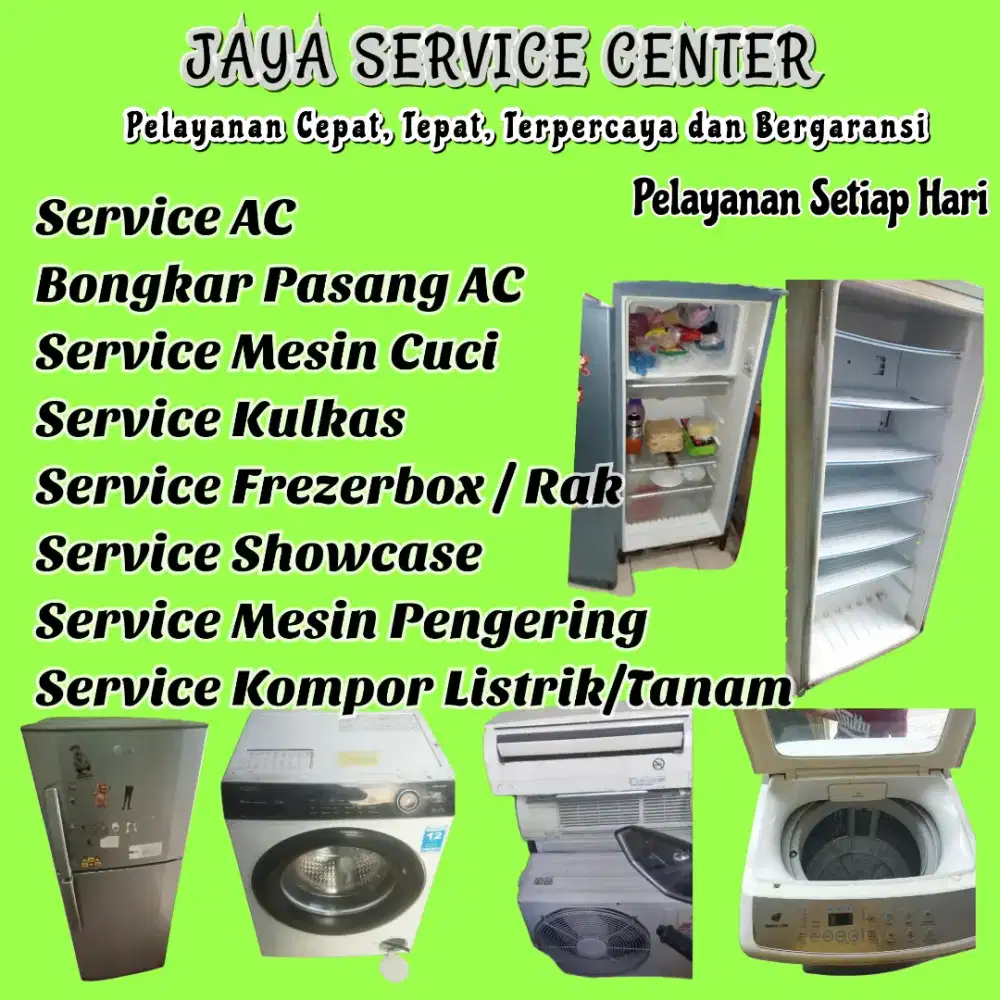 Service AC Kulkas Frezer Bongkar Pasang AC Servis Mesin Cuci Wonokromo