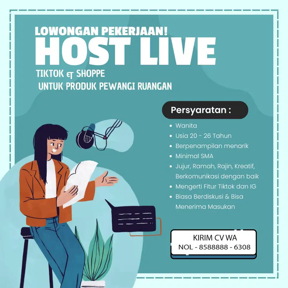 HOST LIVE TIKTOK & SHOPPE