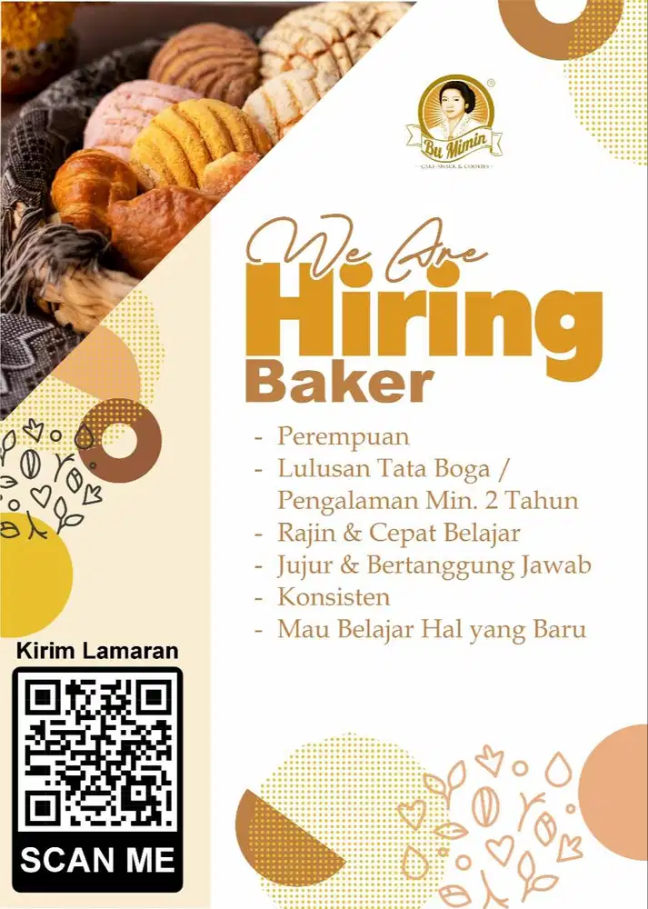 lowongan  bakery dan jajan pasar