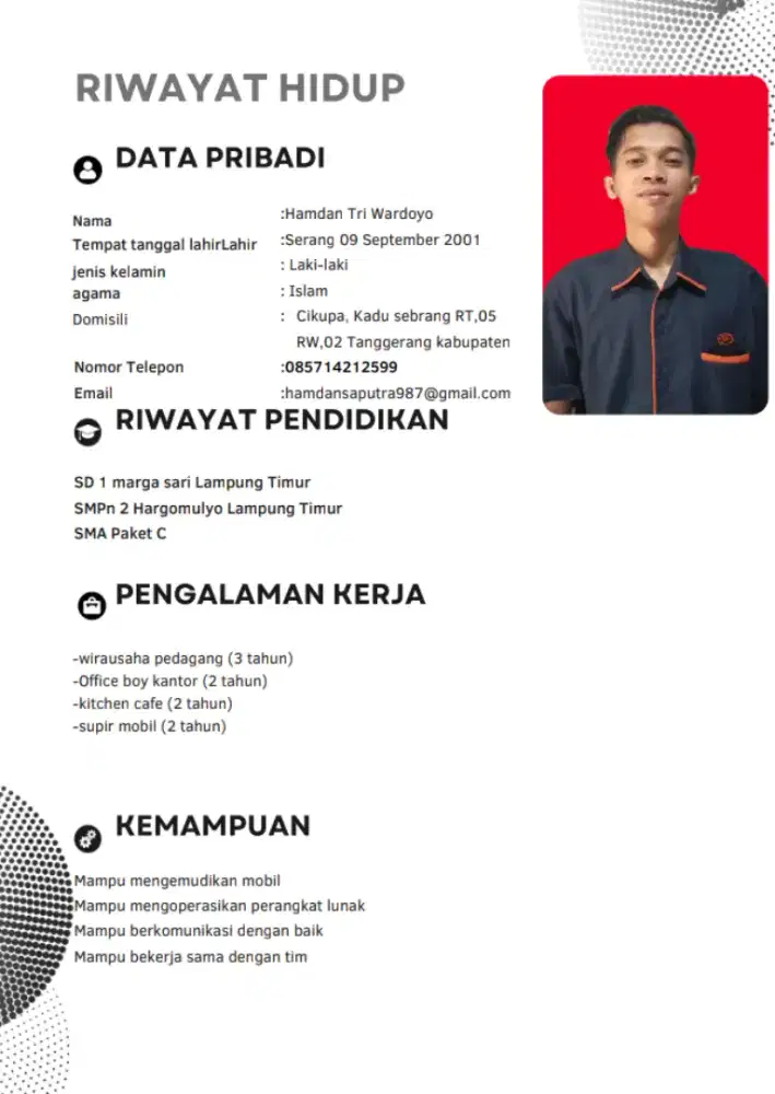 Mencari pekerjaan driver