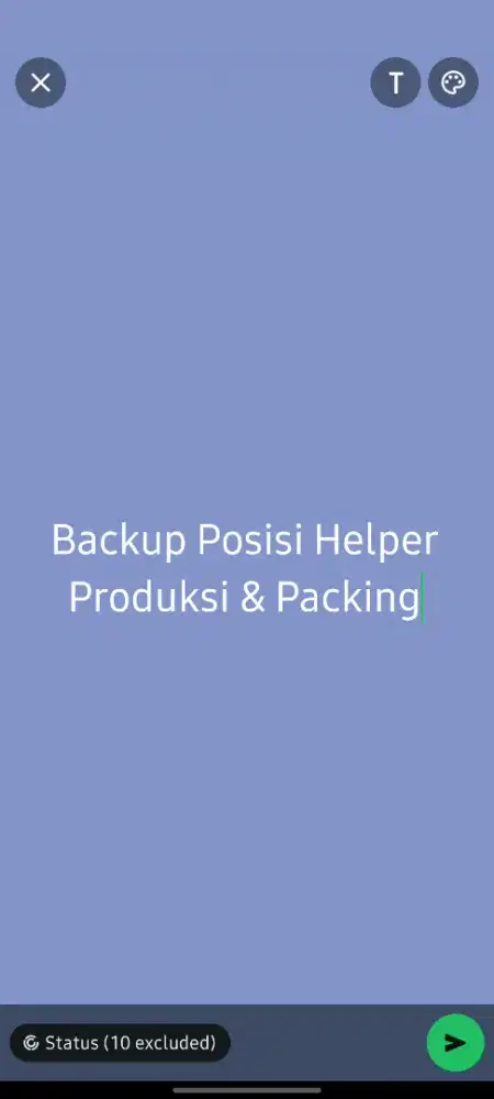 Backup Helper Produksi & Packing