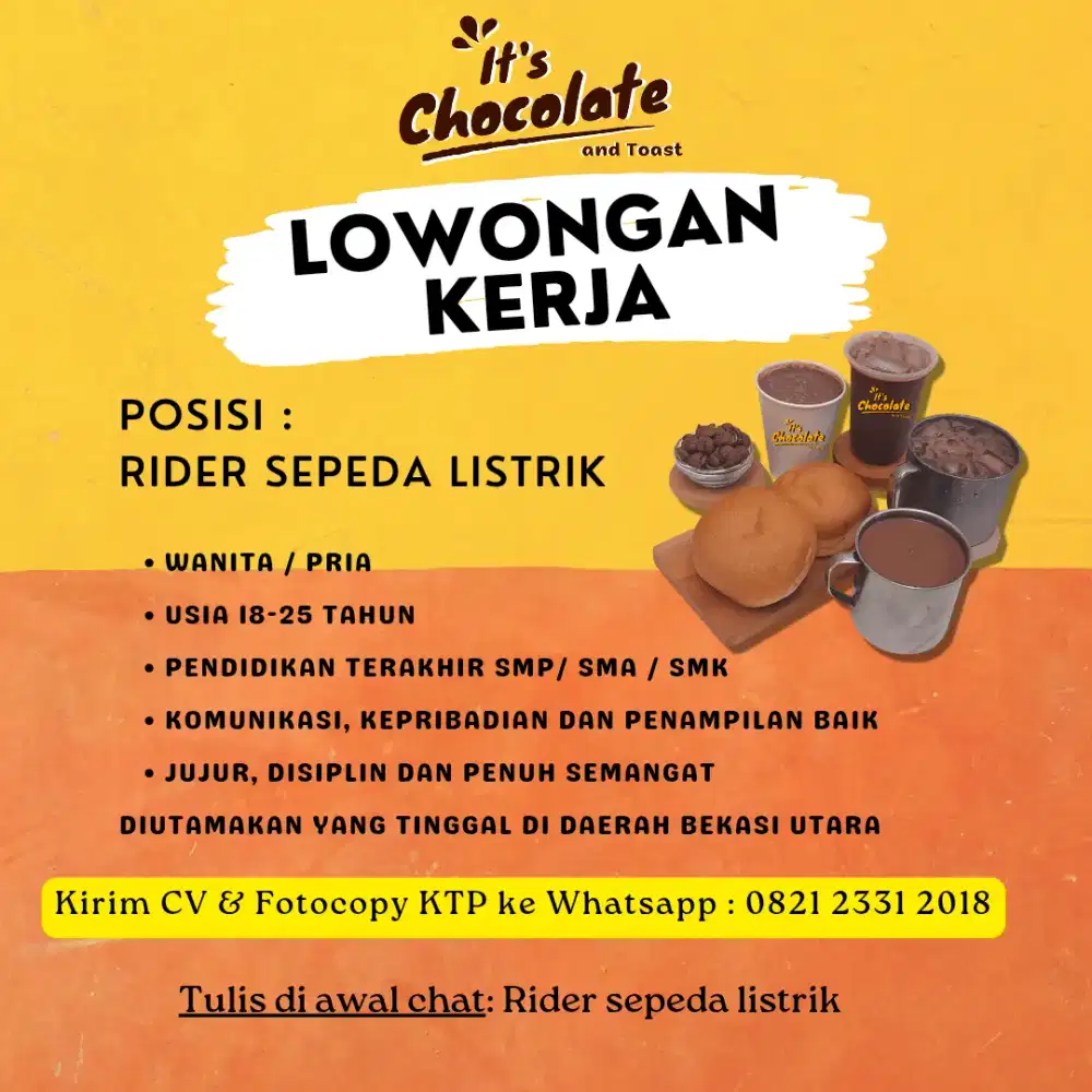 Rider Kopi keliling - sepeda listrik
