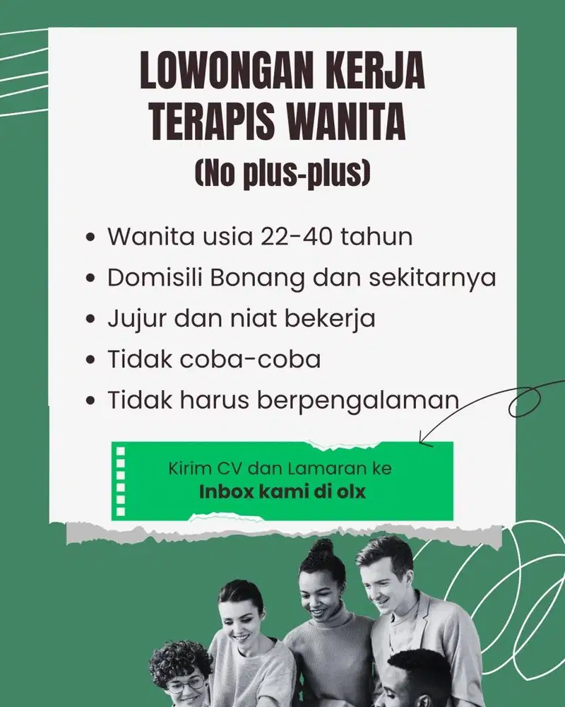 Lowongan Kerja Terapis Wanita