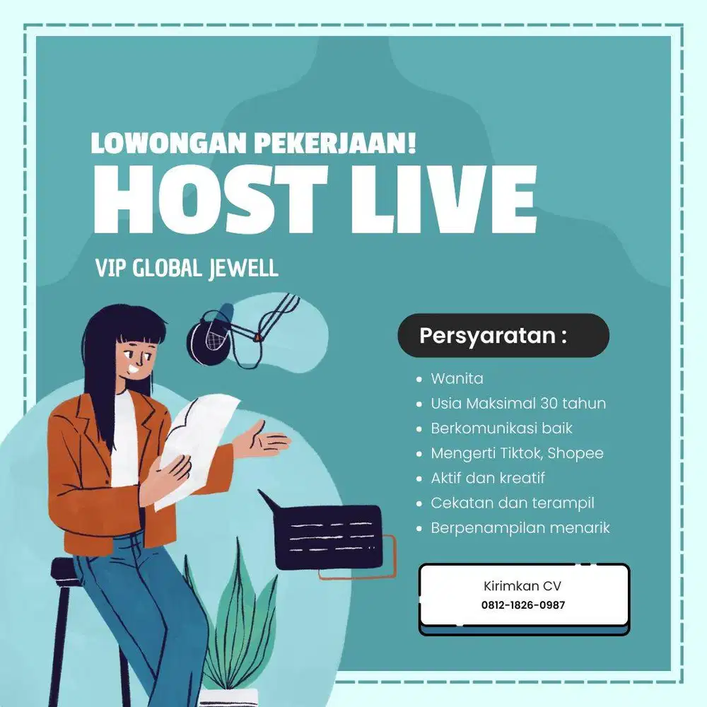 Host Live Stream (Full-Time)