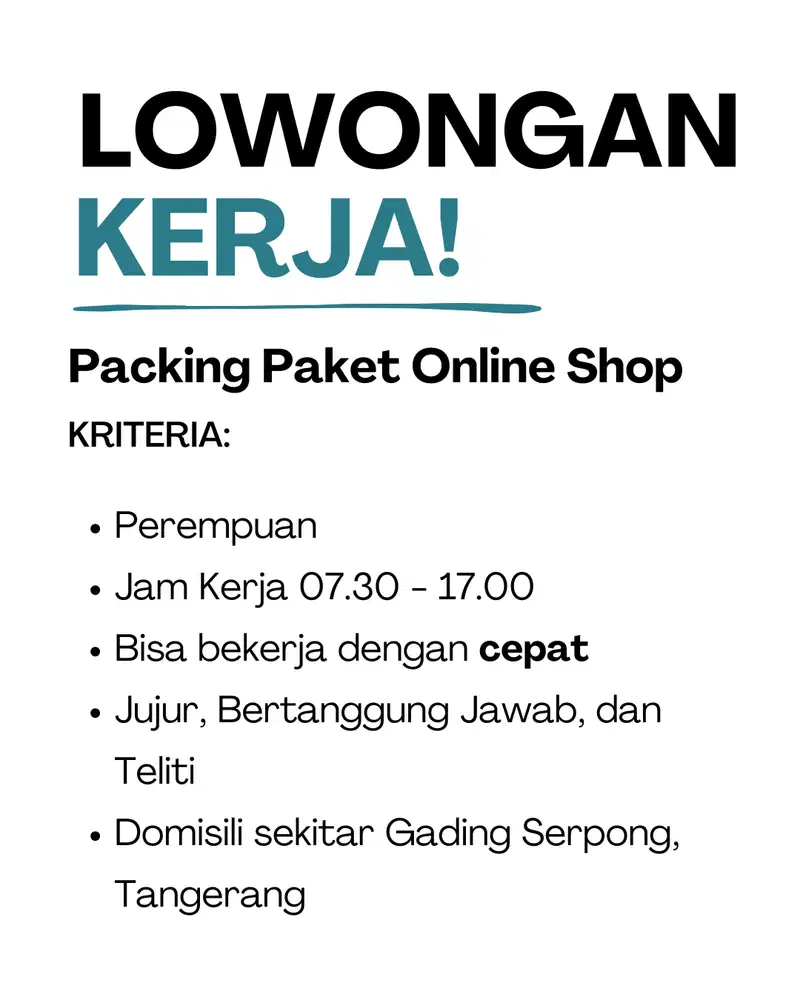 Packing Paket Online Shop