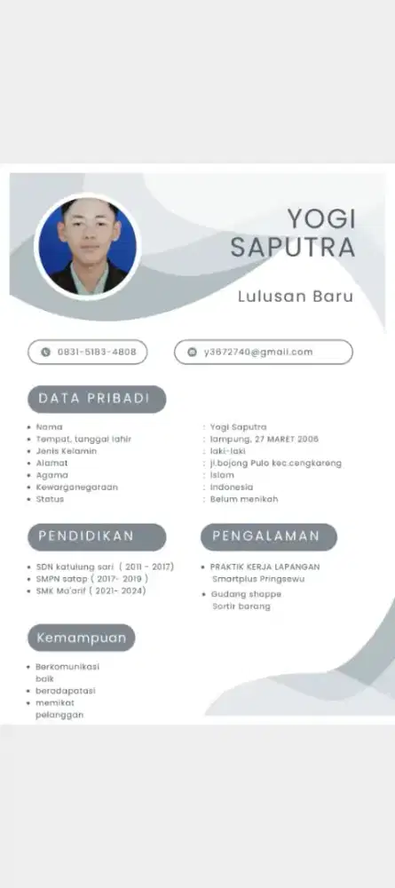 Mencari pekerjaan Kurir
