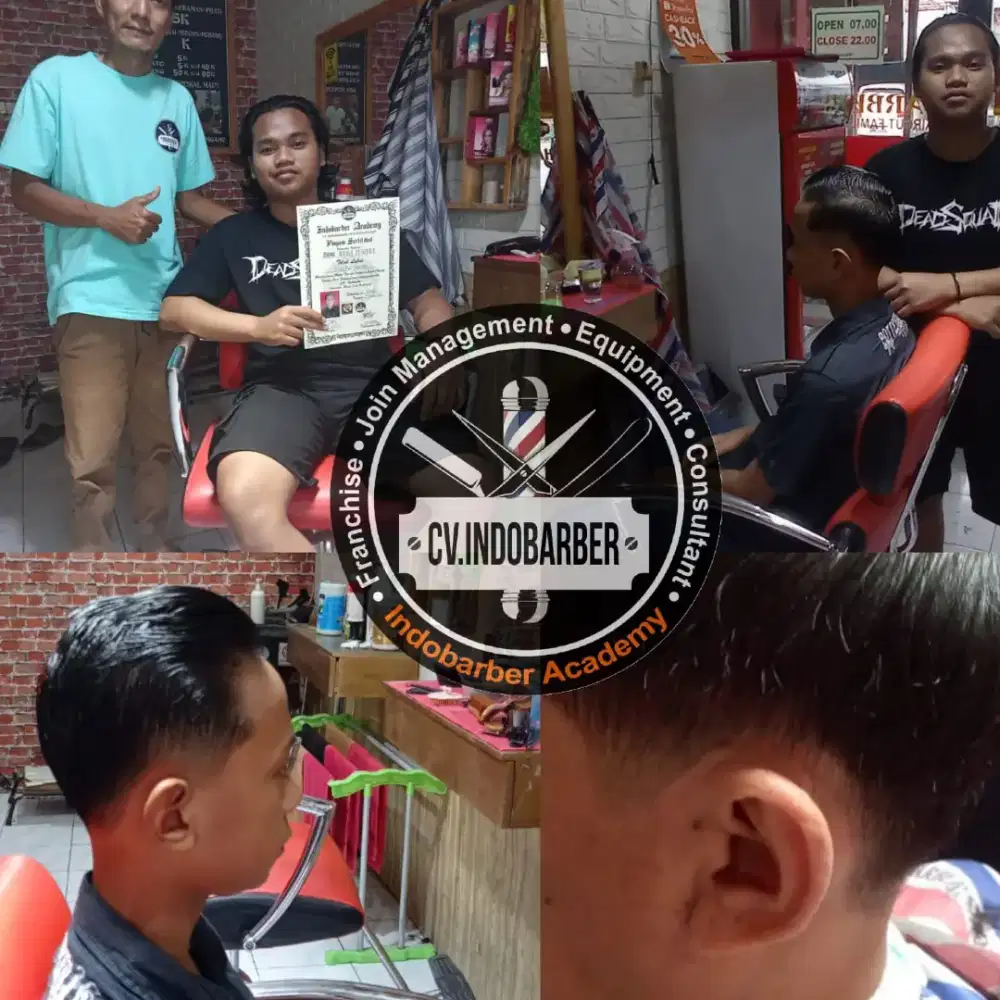 Kursus barbershop Surabaya Sidoarjo