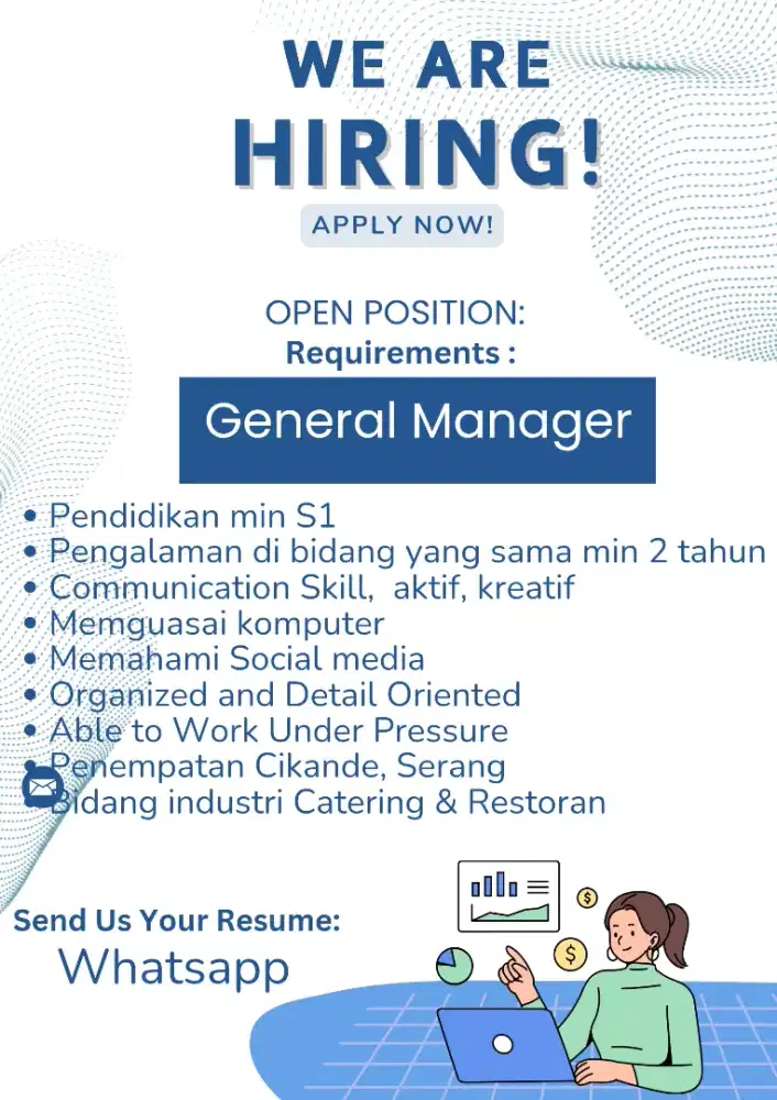 Dicari General Manager
