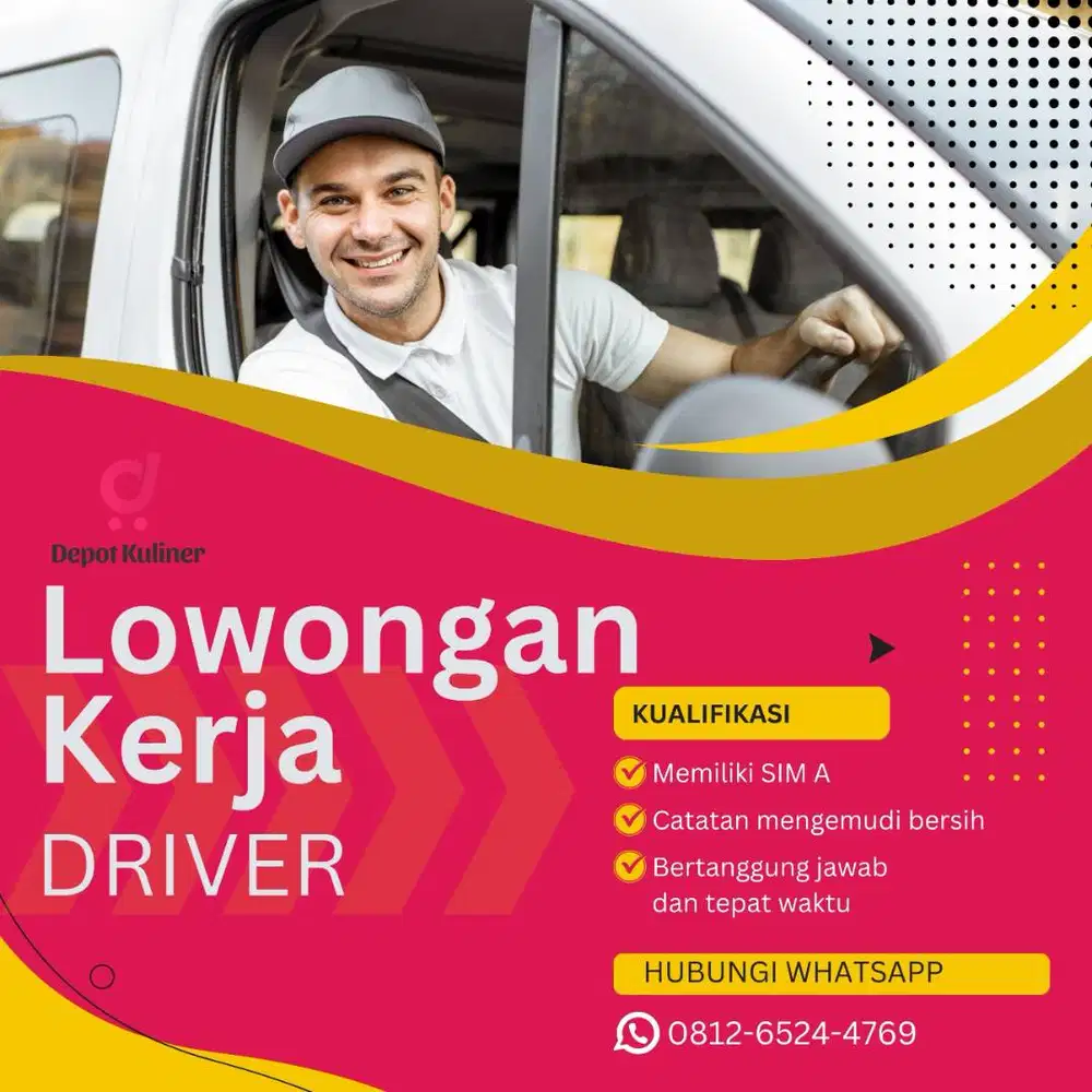 LOWONGAN KERJA DRIVER