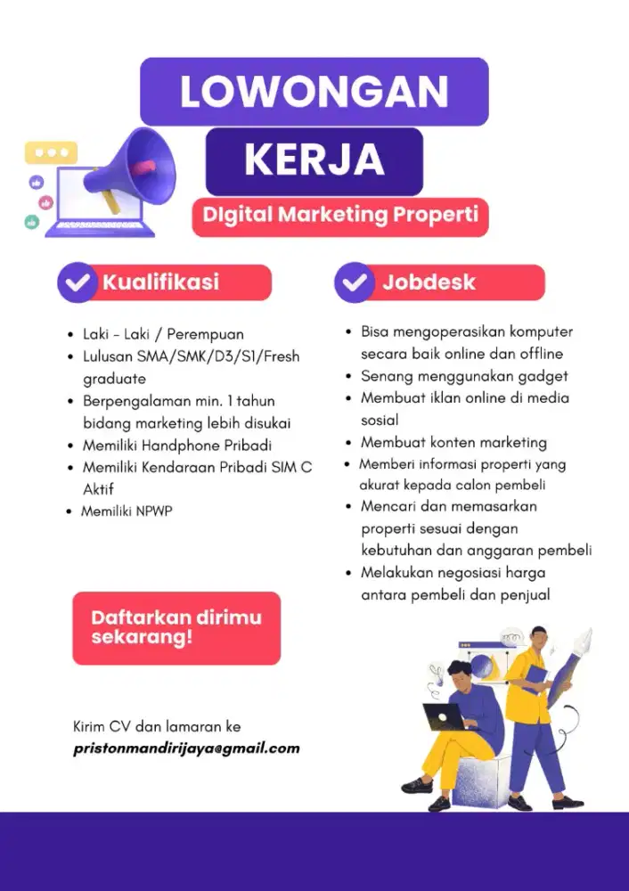 Lowongan Kerja Marketing