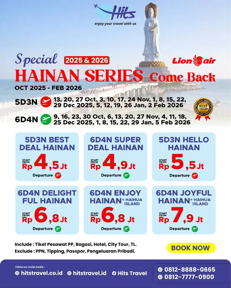 Paket Liburan Seru & Terjangkau! (Tour Luar Negeri)
