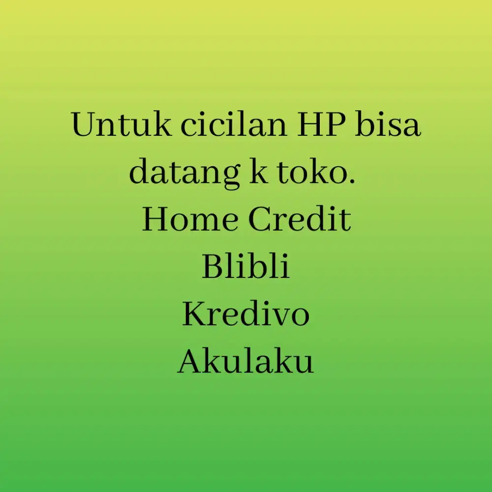 Toko hp di tangcity