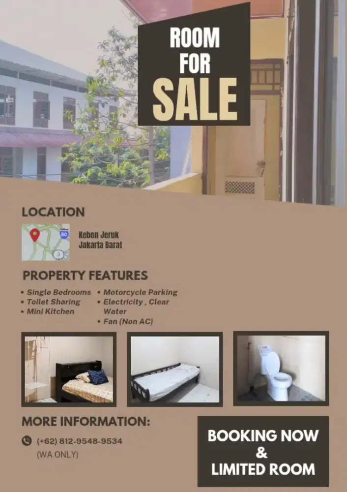 Kost Karyawan Kebon Jeruk Jakarta Barat