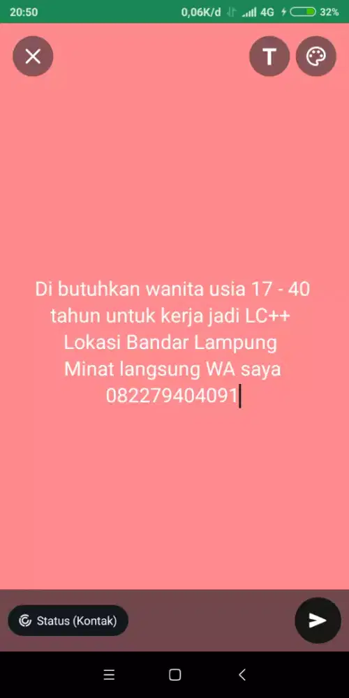 Loker Khusus untuk wanita