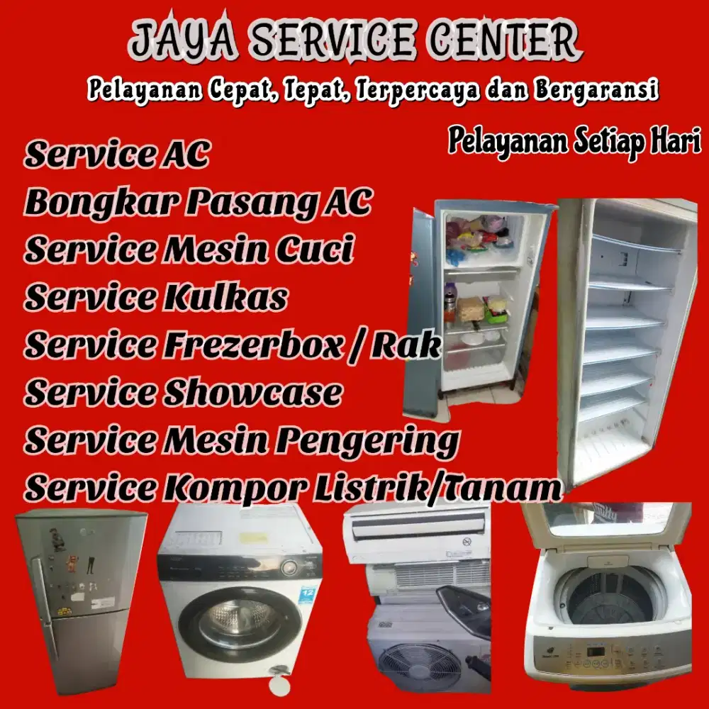 Service Kulkas Frezer Bongkar Pasang AC Servis AC Mesin Cuci Driyorejo