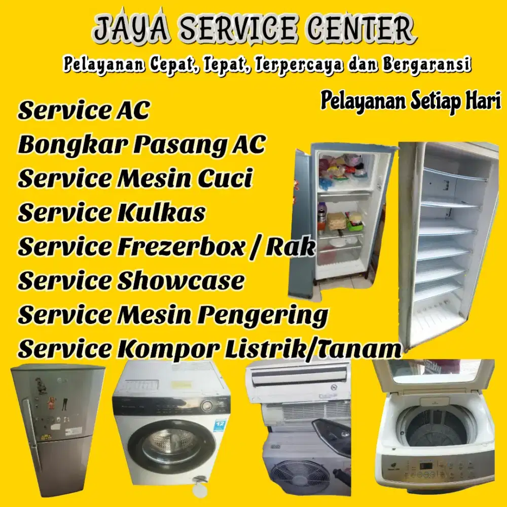 Service Kulkas Frezer Bongkar Pasang AC Servis AC Mesin Cuci Benjeng