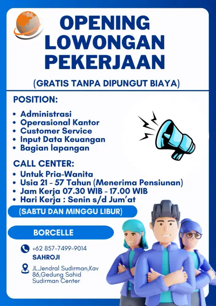 Dibutuhkan segera..