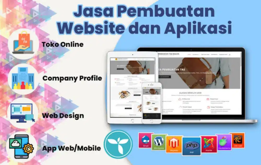 Jasa Pembuatan Website + free iklan fb/instagram