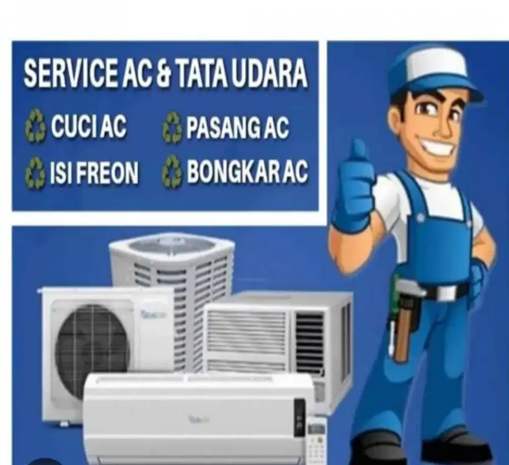 SERVICE AC,BONGKAR PASANG AC,KULKAS,MESIN CUCI DLL