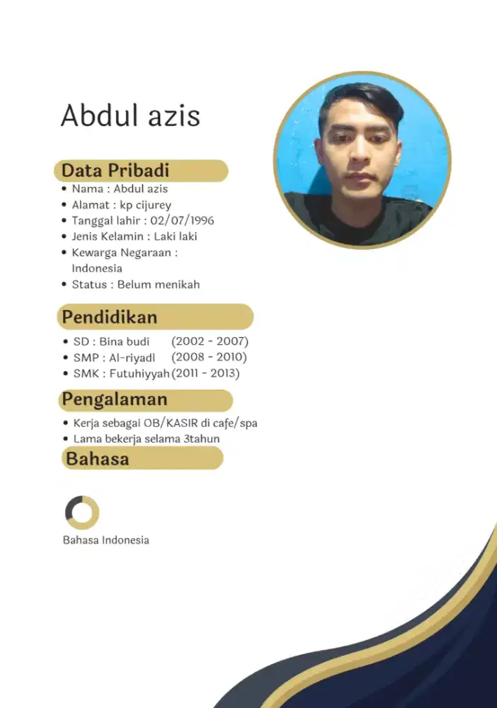 Saya Sedang mencari kerjaan OB,