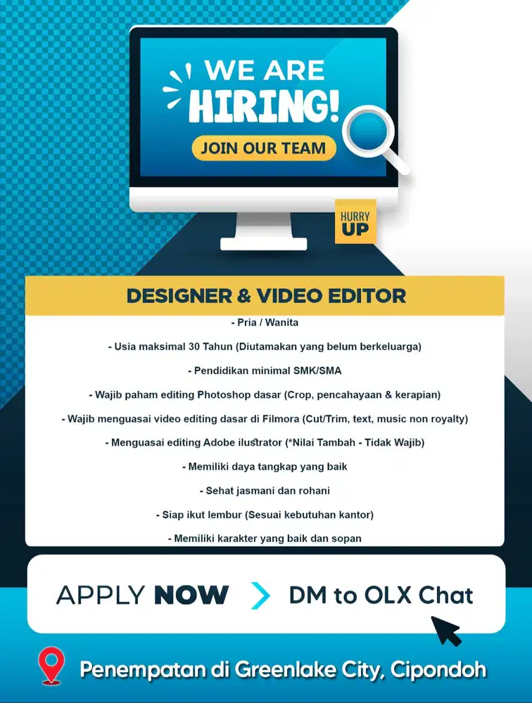 JUNIOR PHOTOSHOP DESIGNER