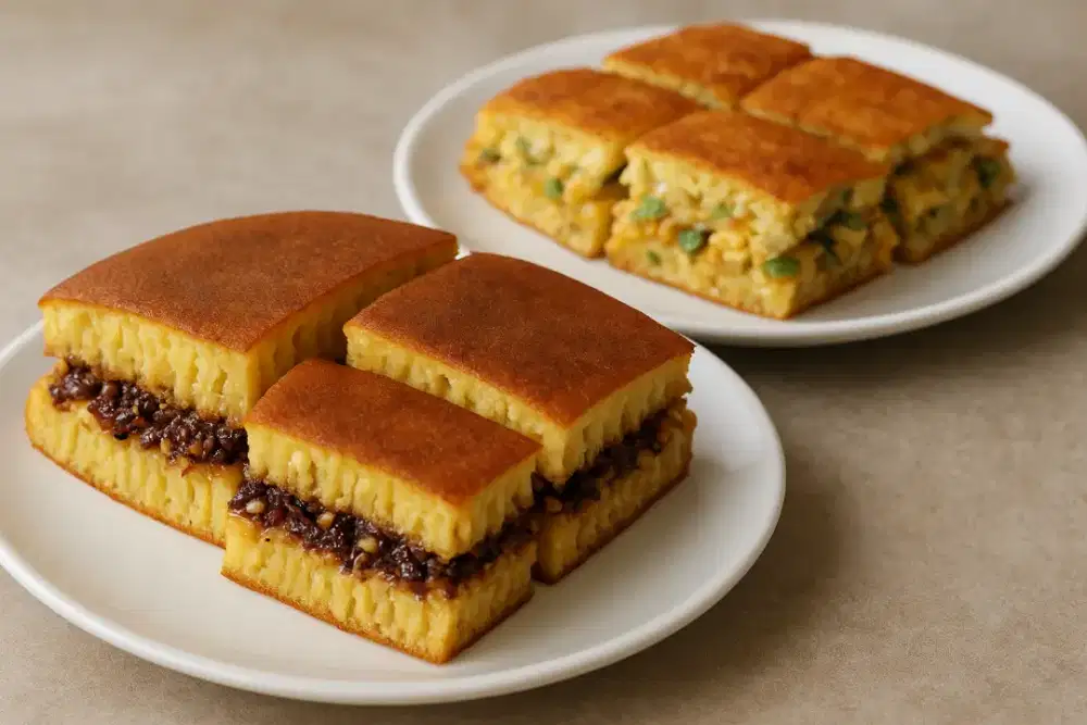 Ahli pembuat martabak manis dan telur