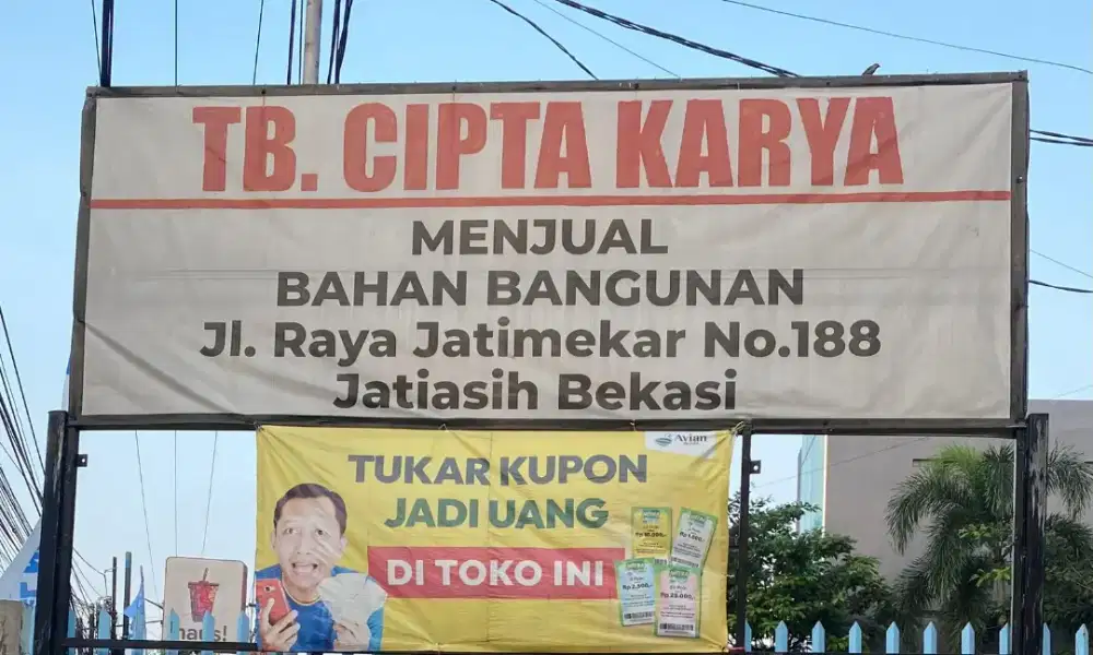 Supir toko material