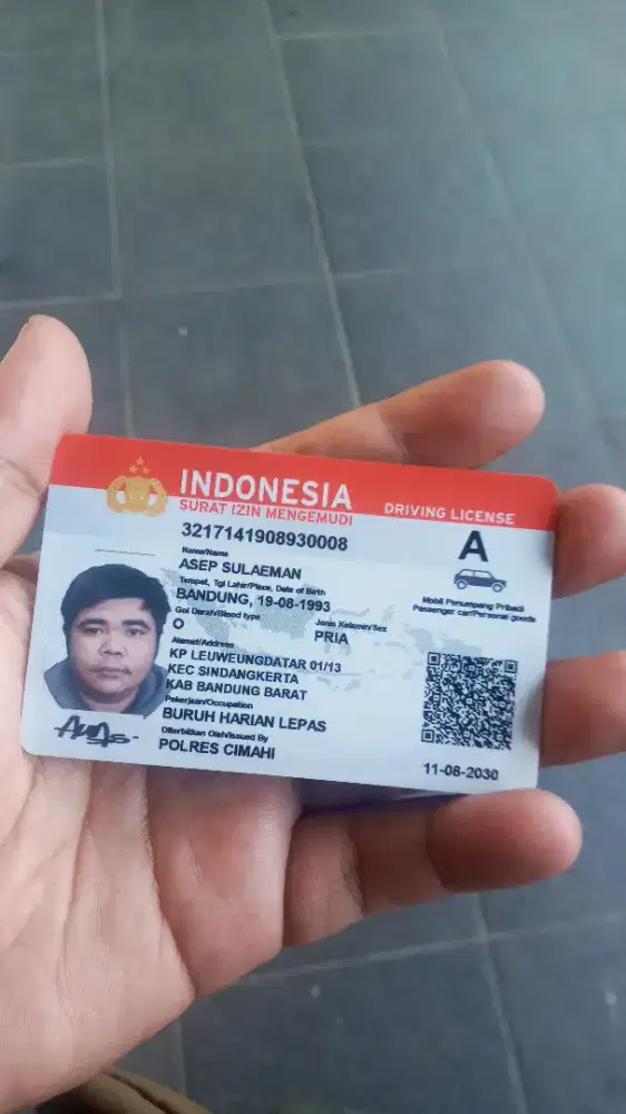 Cari kerjaan Driver sim A