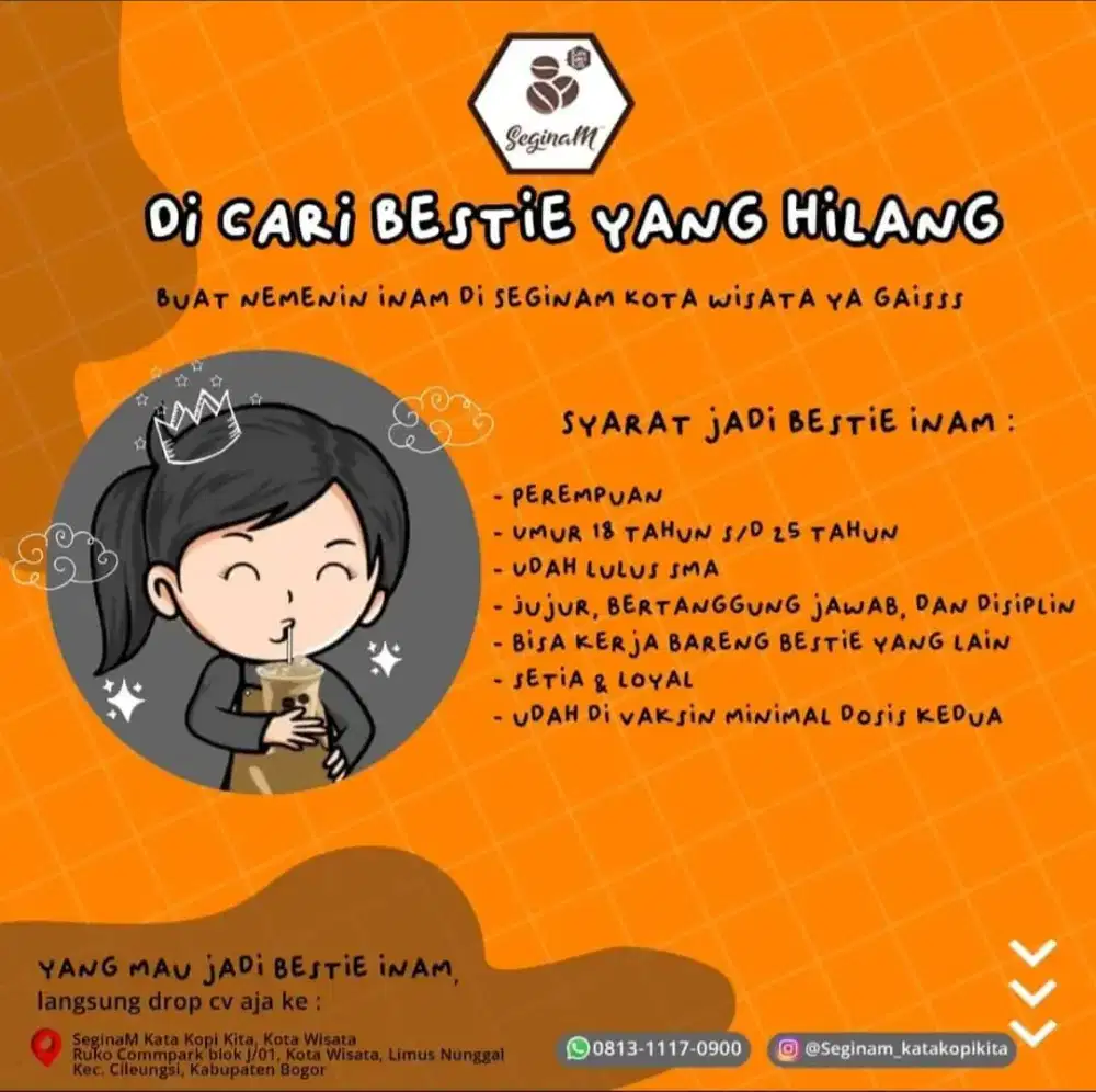 Dibutuhkan kasir (urgent)