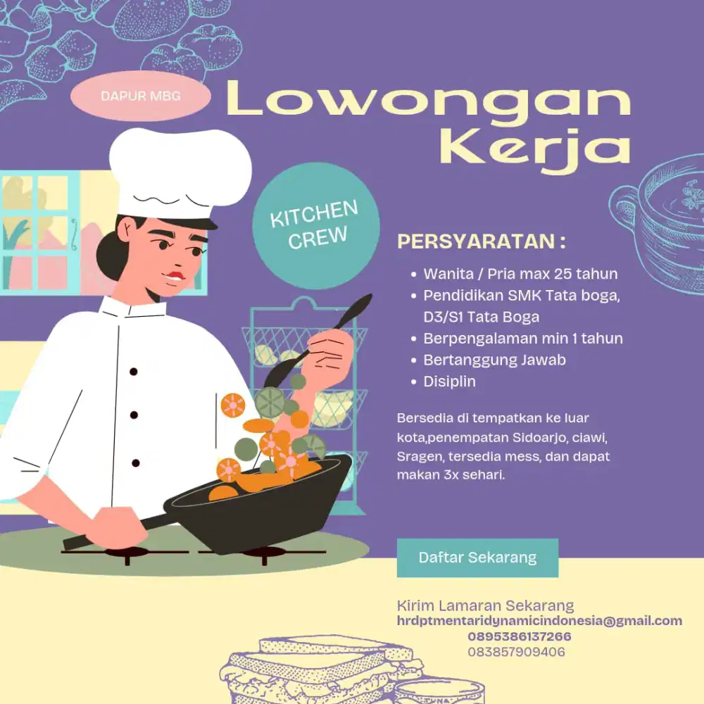 Loker crew kitchen