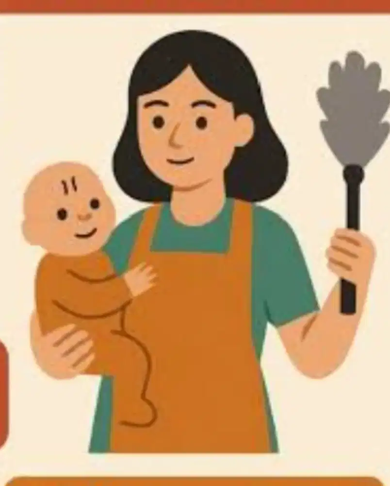 Lowongan kerja ART+MOMONG ANAK untuk perempuan