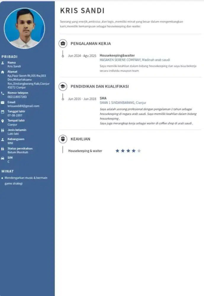 Mencari lowongan kerja
